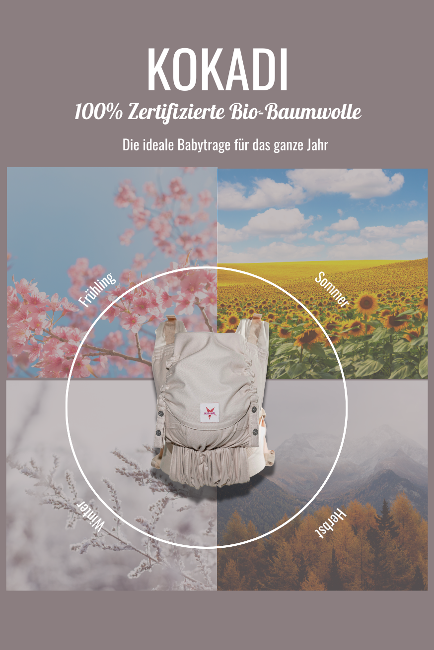 baby carrier TaiTai Heart2Heart Cream