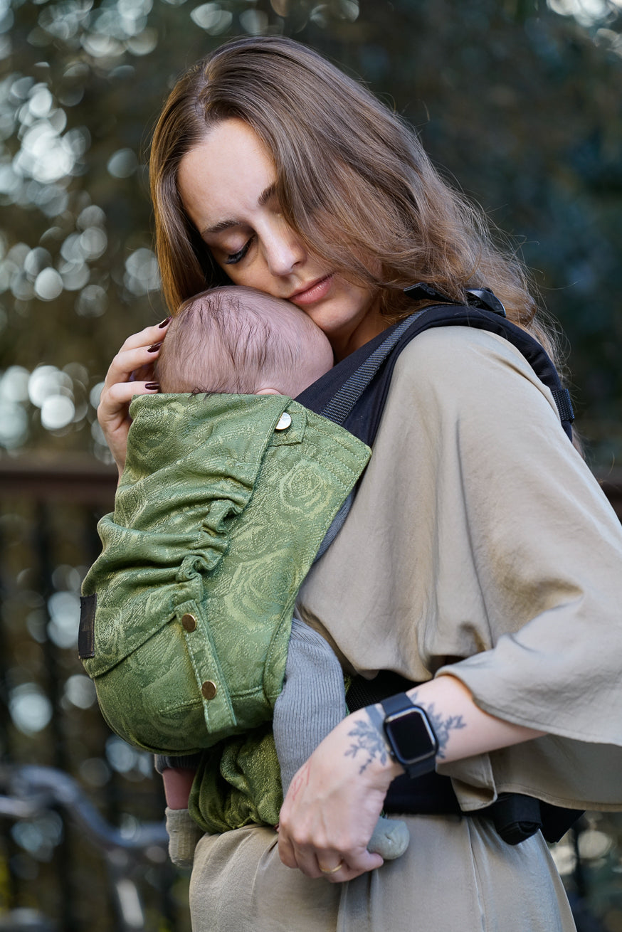 Baby Carrier Flip Green rose