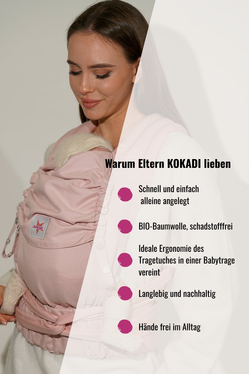 baby carrier TaiTai Heart2Heart Rosé