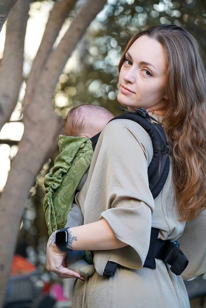 Baby Carrier Flip Green rose