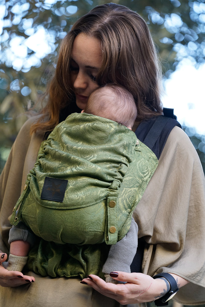 Baby Carrier Flip Green rose