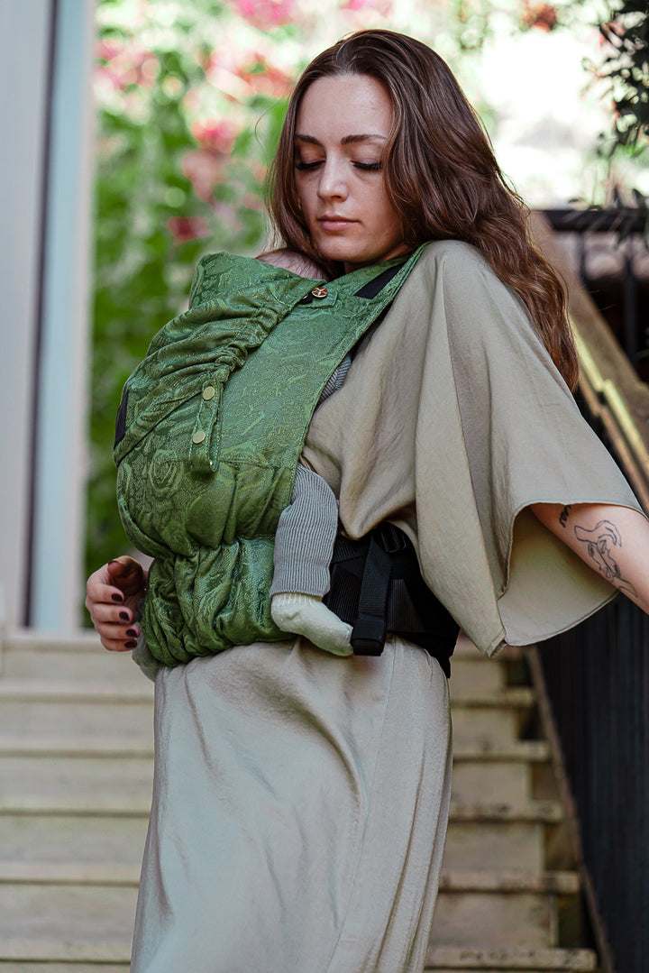 Baby Carrier Flip X Green rose