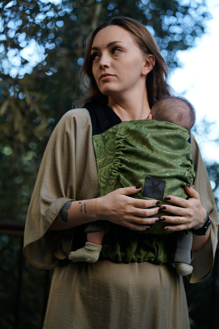 Baby Carrier Flip Green rose