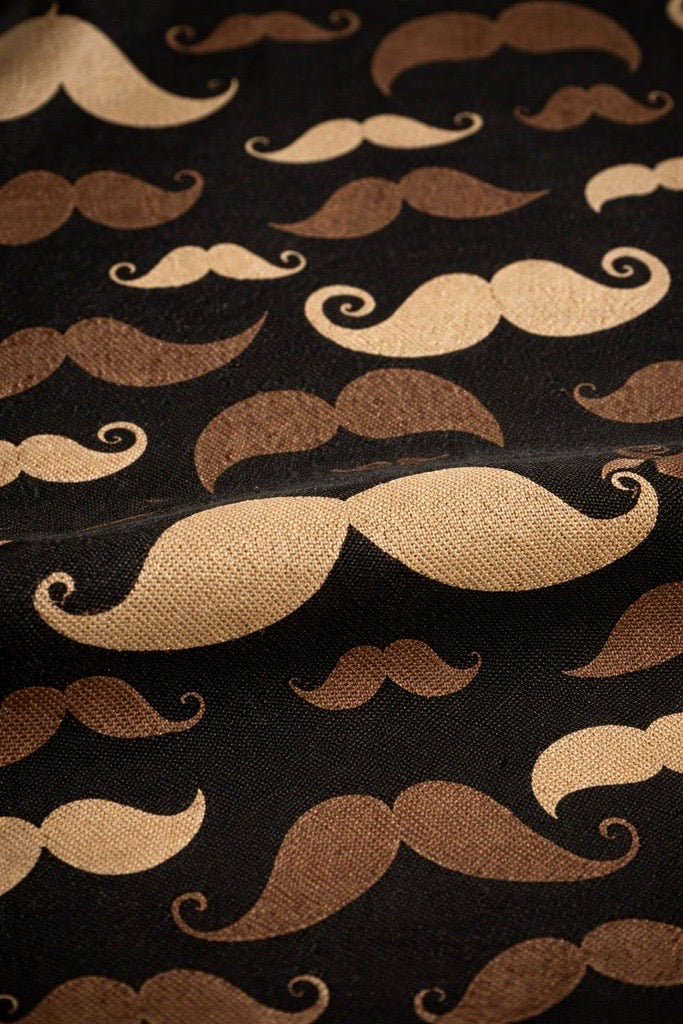 Mustache Werner cuddly blanket