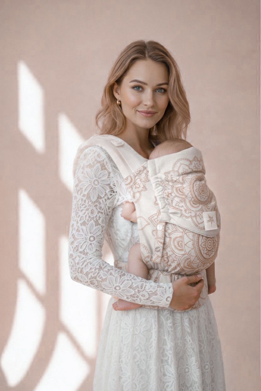 Baby Carrier Flip Mandala Café au lait
