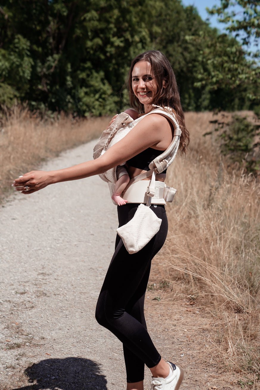 Babytrage Flip Performance Air Heart2Heart Cream - KOKADI