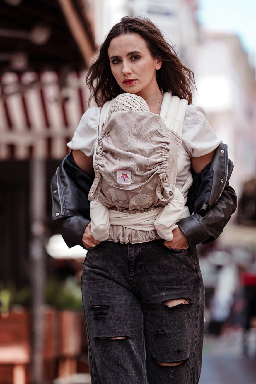 Baby Carrier TaiTai Silky Skulls - KOKADI