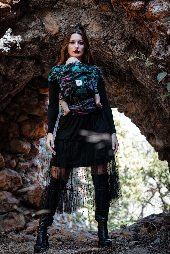 Baby Carrier WrapStar Scary Skulls - KOKADI