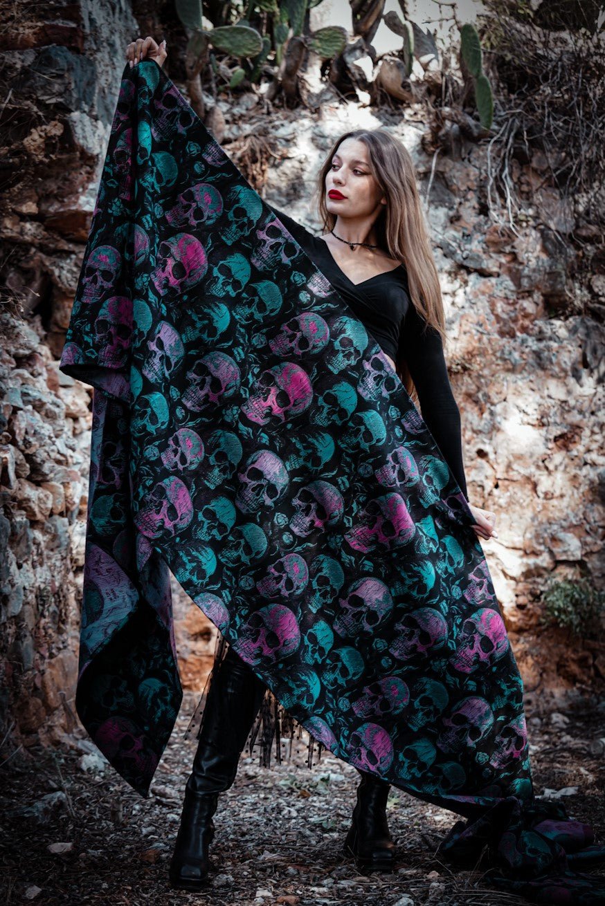 Hipster bag Scary Skulls - KOKADI