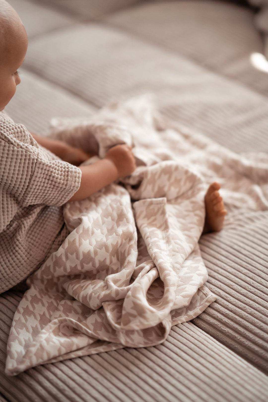 Kuscheltuch Houndstooth Campiano - KOKADI