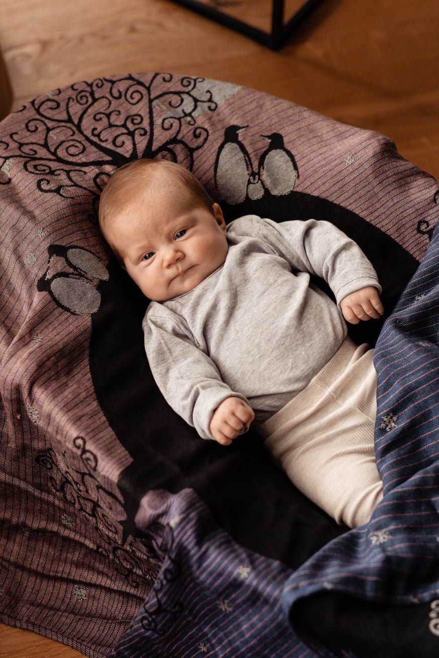 Cuddly blanket penguin love Tilda - KOKADI