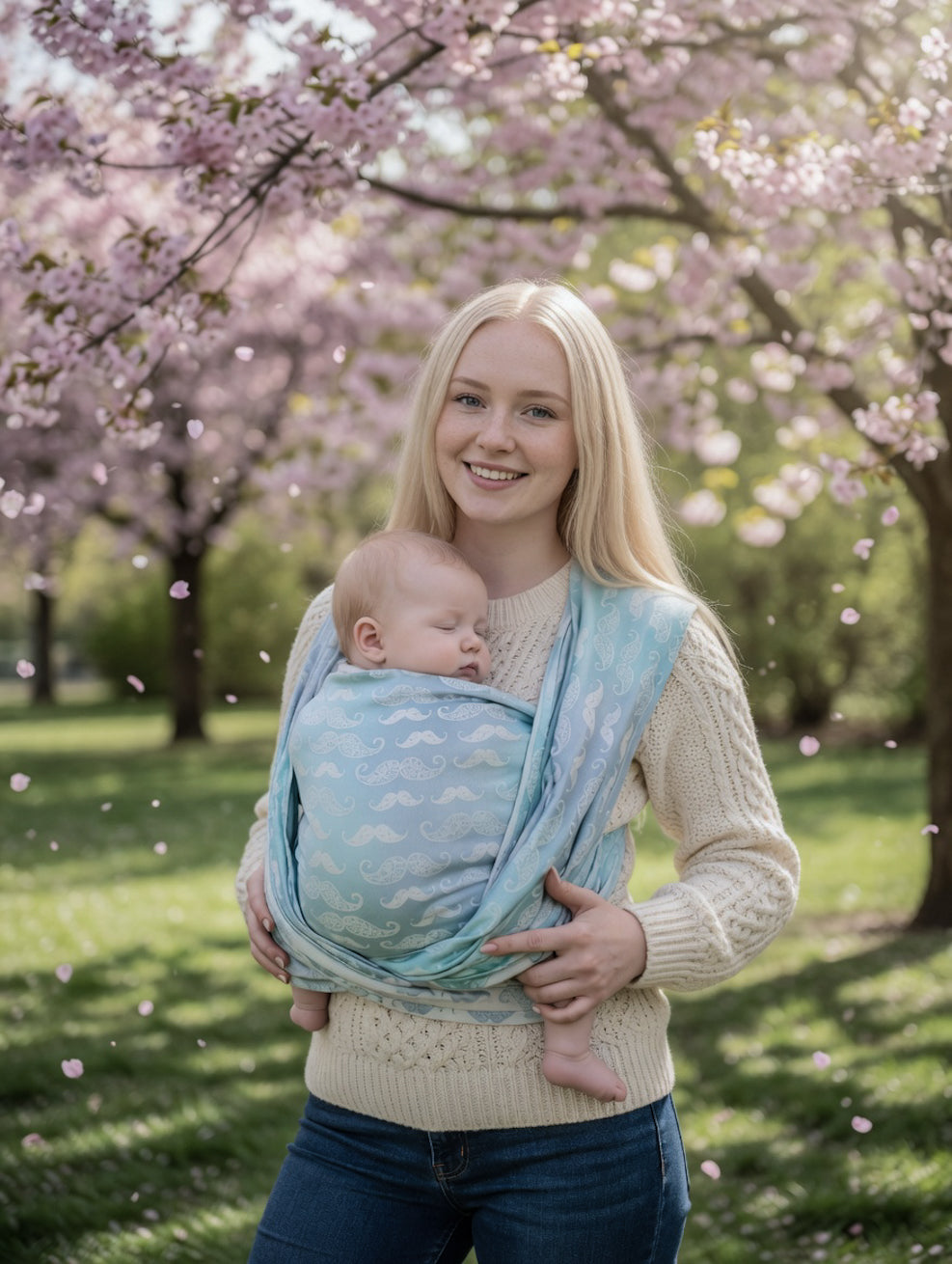 Baby Wrap Mustache Malik