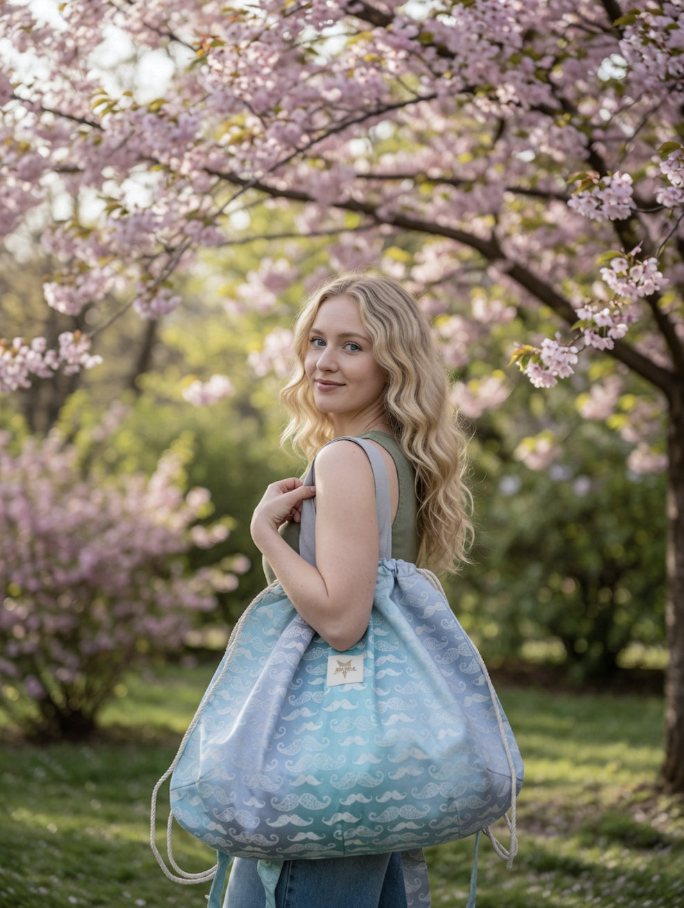 Mommy Bag Mustache Malik