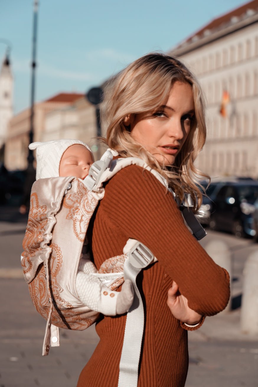 Baby Carrier Onbu Mandala Latte Macchiato - KOKADI
