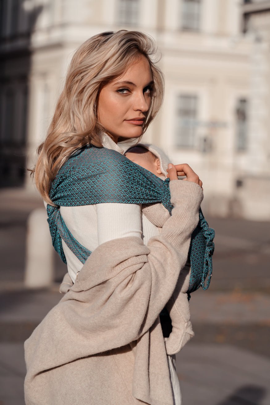 Baby Carrier WrapStar Heart2Heart Lagoon - KOKADI