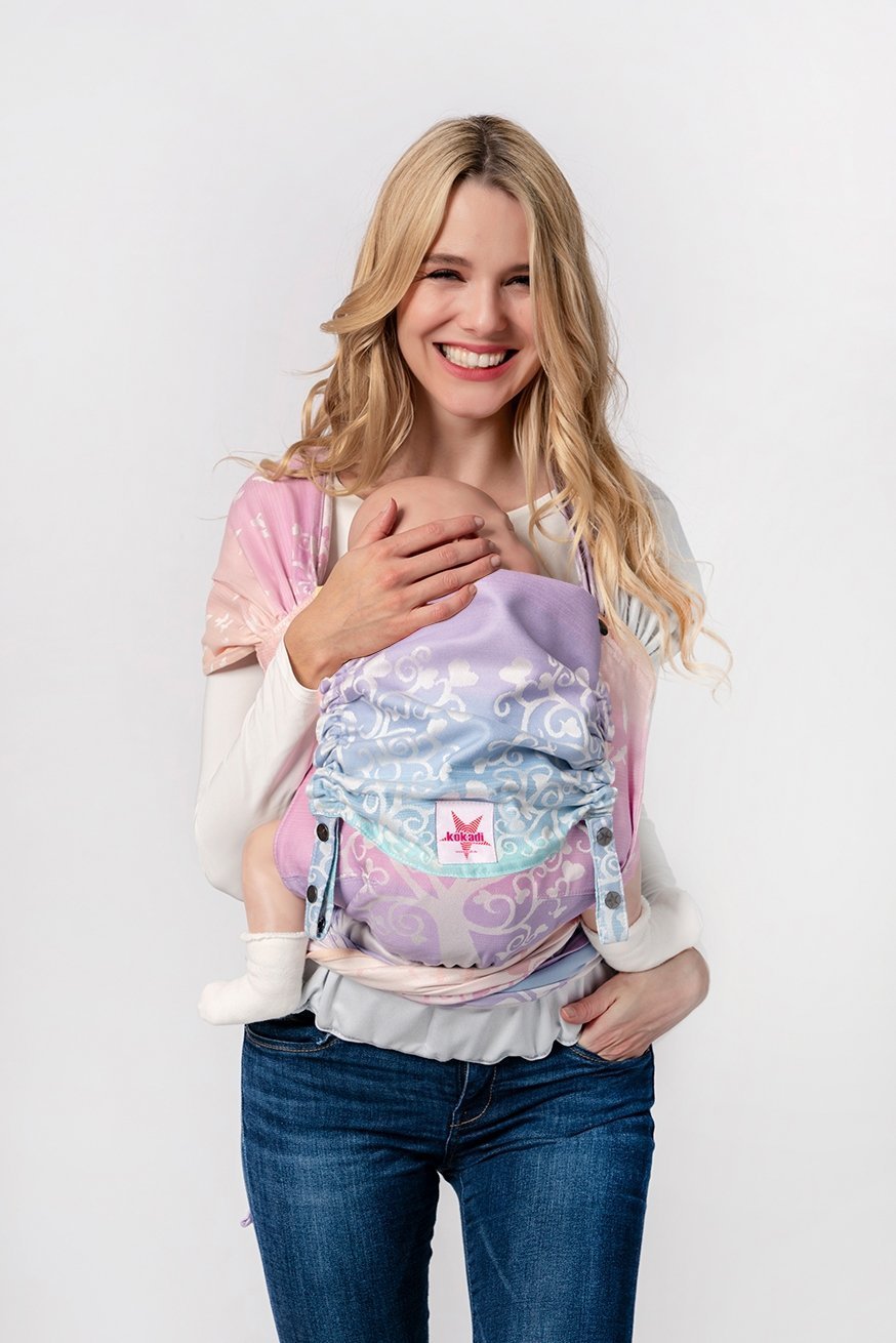 Baby Carrier WrapTai Marie in Wonderland SilverLine - KOKADI