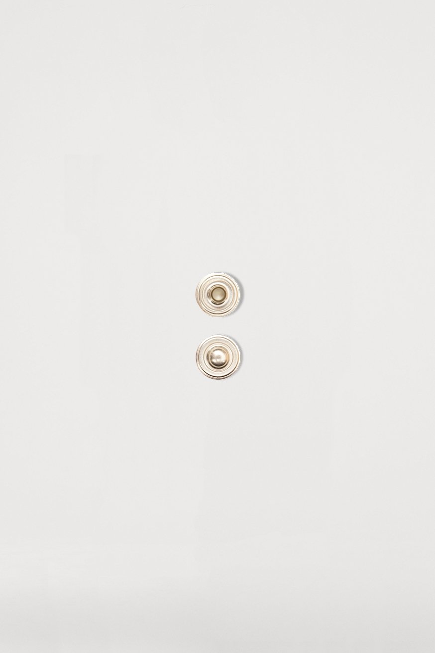 Push button male silver (new) - KOKADI