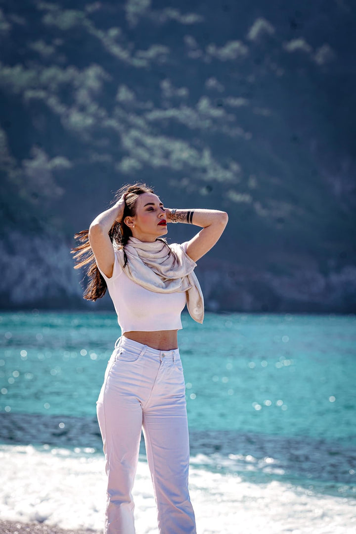 Cuddly towel Om Shanti Inner Light - KOKADI